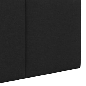 Κρεμαστό Κεφαλάρι Επιτοίχιο Ριγέ Μαύρο 110 x 55 x 5 εκ ύφασμα - Pakobazaar