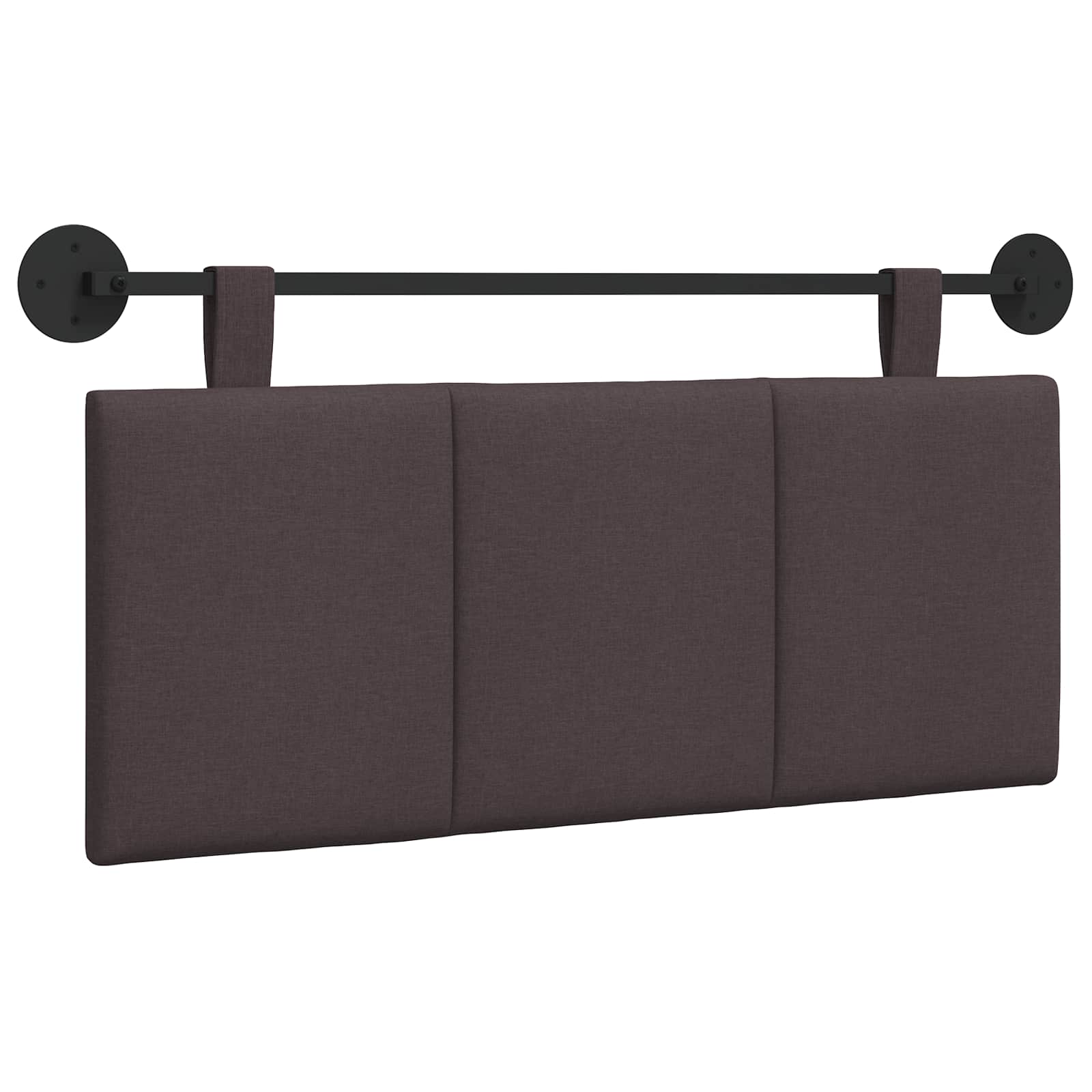 Κρεμαστό Κεφαλάρι Επιτοίχιο Σκούρο Καφέ 110 x 55 x 5 εκ ύφασμα - Pakobazaar