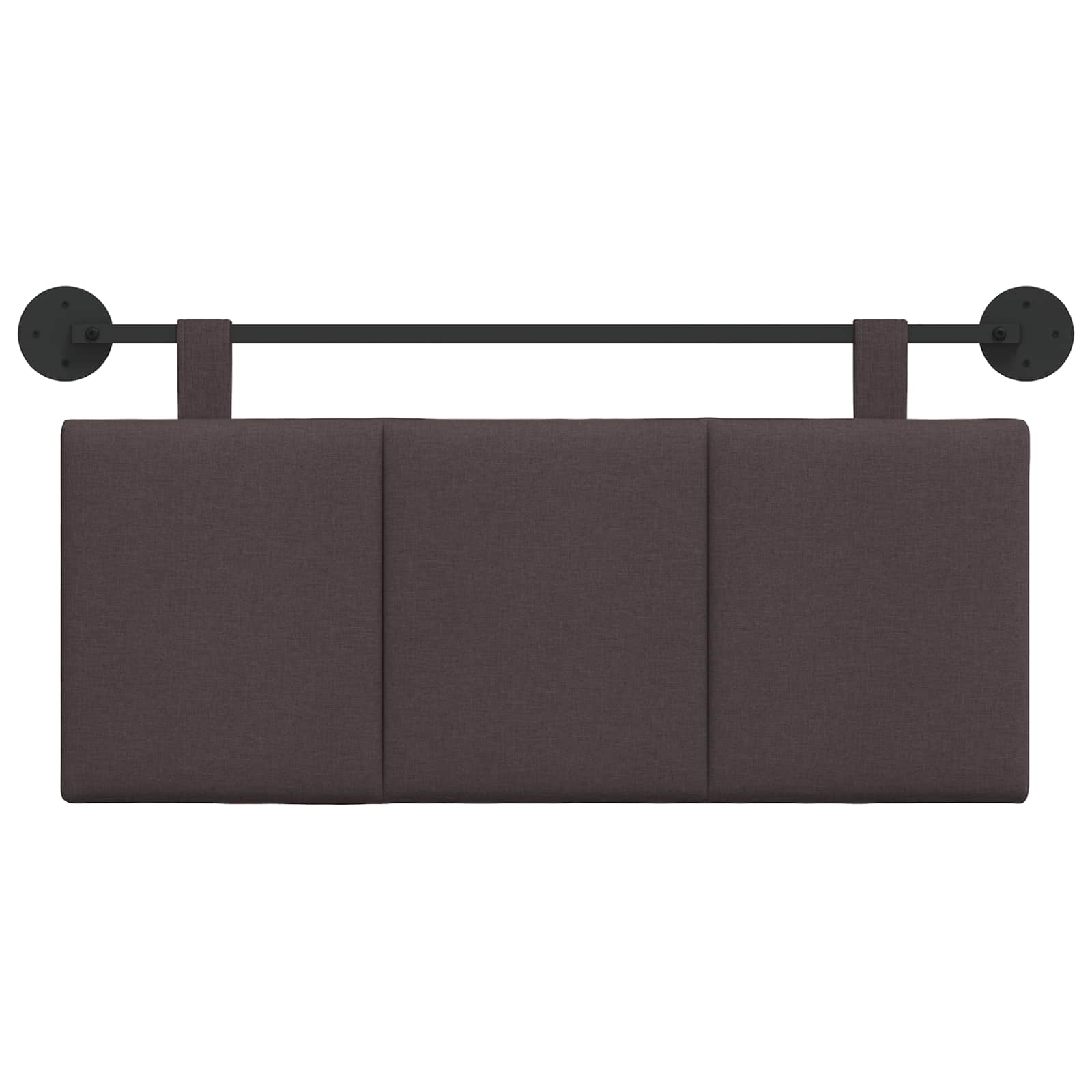 Κρεμαστό Κεφαλάρι Επιτοίχιο Σκούρο Καφέ 110 x 55 x 5 εκ ύφασμα - Pakobazaar