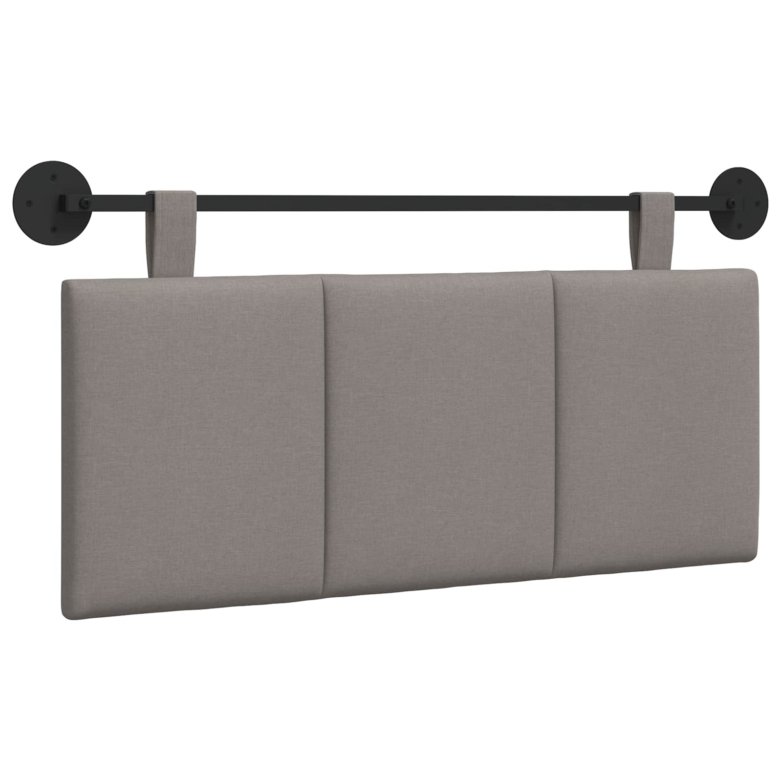 Κρεμαστό Κεφαλάρι Επιτοίχιο Taupe 110 x 55 x 5 εκ ύφασμα - Pakobazaar