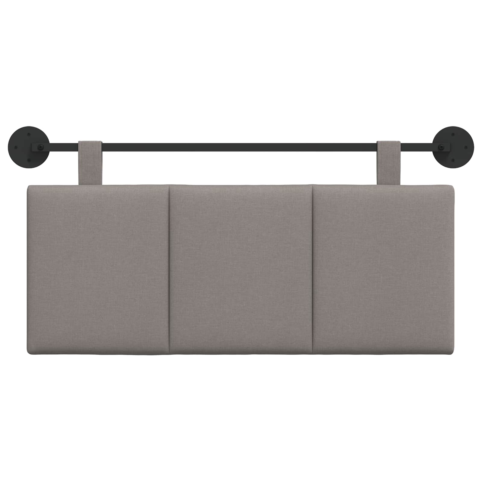 Κρεμαστό Κεφαλάρι Επιτοίχιο Taupe 110 x 55 x 5 εκ ύφασμα - Pakobazaar