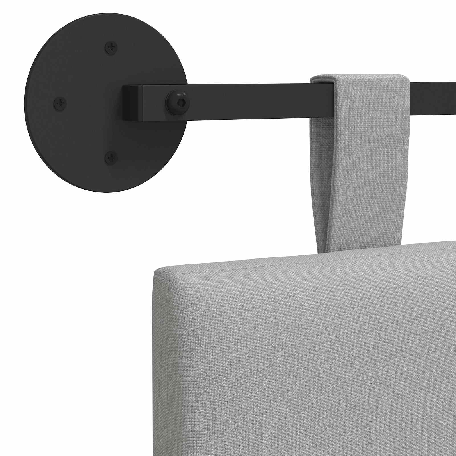 Κρεμαστό Κεφαλάρι Ριγέ Σκίουρος Γκρί 150 x 55 x 5 εκ ύφασμα - Pakobazaar