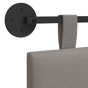 Κρεμαστό Κεφαλάρι Επιτοίχιο Ριγέ Taupe 170 x 55 x 5 εκ ύφασμα - Pakobazaar