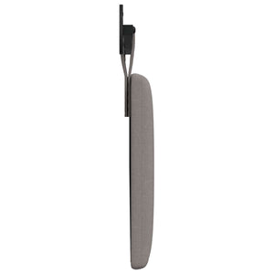 Κρεμαστό Κεφαλάρι Επιτοίχιο Ριγέ Taupe 190 x 55 x 5 εκ ύφασμα - Pakobazaar