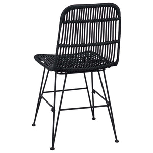Καρέκλα τραπεζαρίας 2 pcs Μαύρο 41 x 55 x 85 εκ. - Pakobazaar