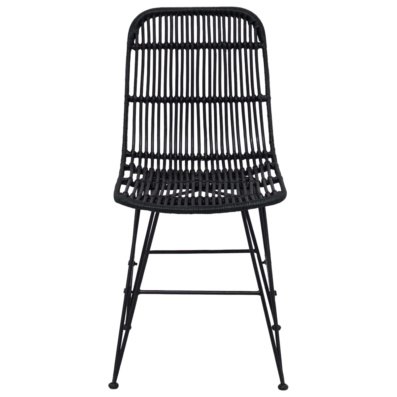 Καρέκλα τραπεζαρίας 2 pcs Μαύρο 41 x 55 x 85 εκ. - Pakobazaar