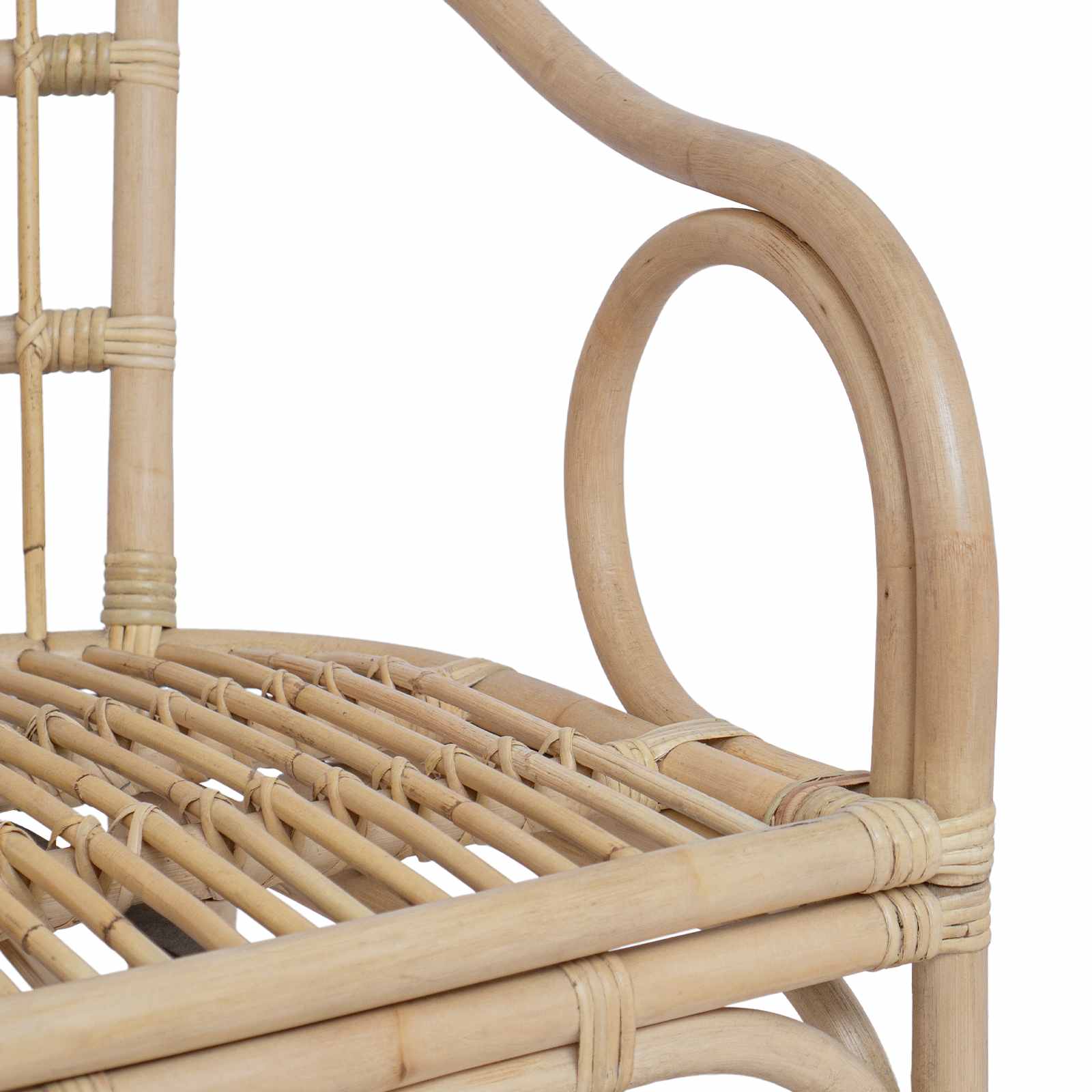 Στοιβαζόμενη Καρέκλα Φυσικό 58 x 60 x 81 cm Ρατάν - Pakobazaar