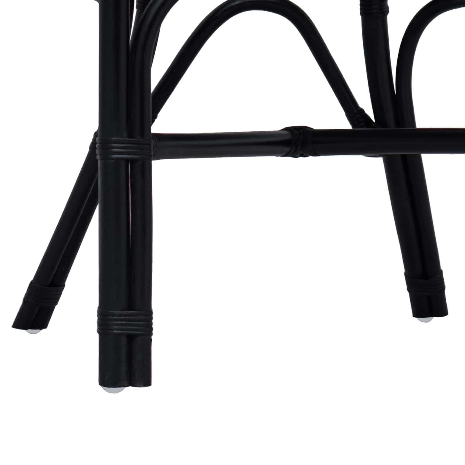 Στοιβαζόμενη Καρέκλα Μαύρο 58 x 60 x 81 cm Ρατάν - Pakobazaar