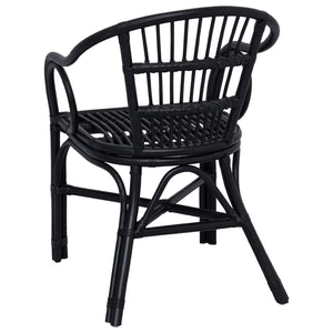 Στοιβαζόμενη Καρέκλα Μαύρο 58 x 60 x 81 cm Ρατάν - Pakobazaar