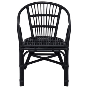 Στοιβαζόμενη Καρέκλα Μαύρο 58 x 60 x 81 cm Ρατάν - Pakobazaar