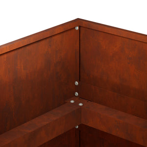 Γλάστρα Κήπου Σκ rusty 280 x 80 x 60 εκ - Pakobazaar