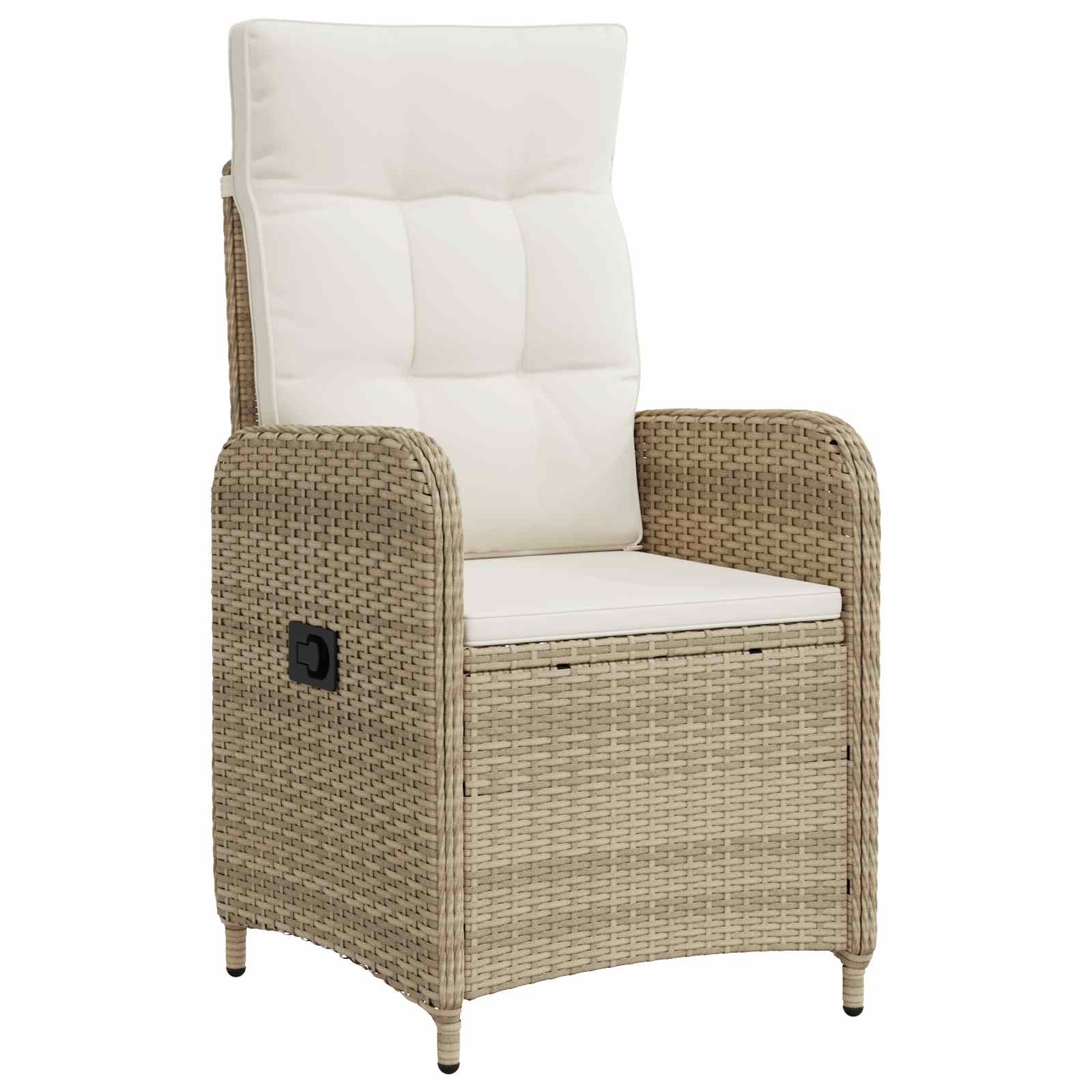 Σετ Εξωτερικής Τραπέζης 3 pcs Μπεζ και Κρέμ 90 x 90 x 75 cm - Pakobazaar