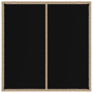 Σετ Εξωτερικής Τραπέζης 5 pcs Μπεζ και Κρέμ 90 x 90 x 75 cm - Pakobazaar