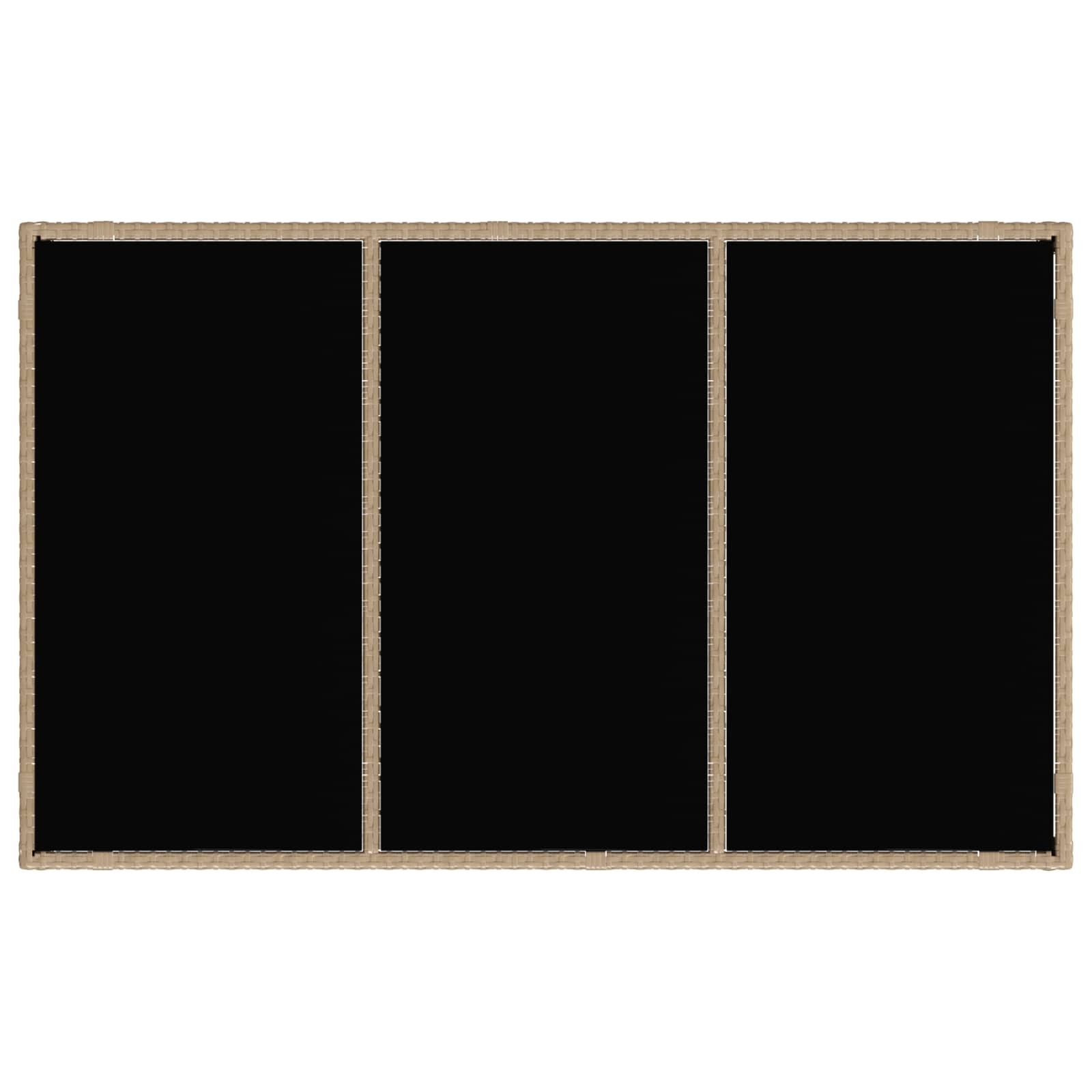 Σετ Εξωτερικής Τραπέζης 5 pcs Μπεζ και Κρέμ 150 x 90 x 75 cm - Pakobazaar