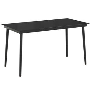 Σετ Τραπέζι Καναπέ με μαξιλάρι 7 pcs Μαύρο και Κρεμ Λευκό - Pakobazaar