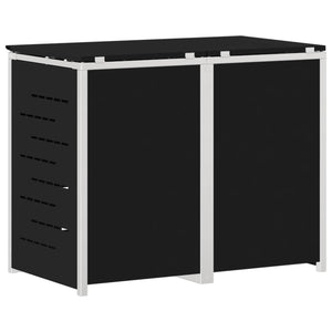 Αποθήκευση Κάδου Γυρίσματος Μαύρο 138 x 77,5 x 112,5 εκ. - Pakobazaar