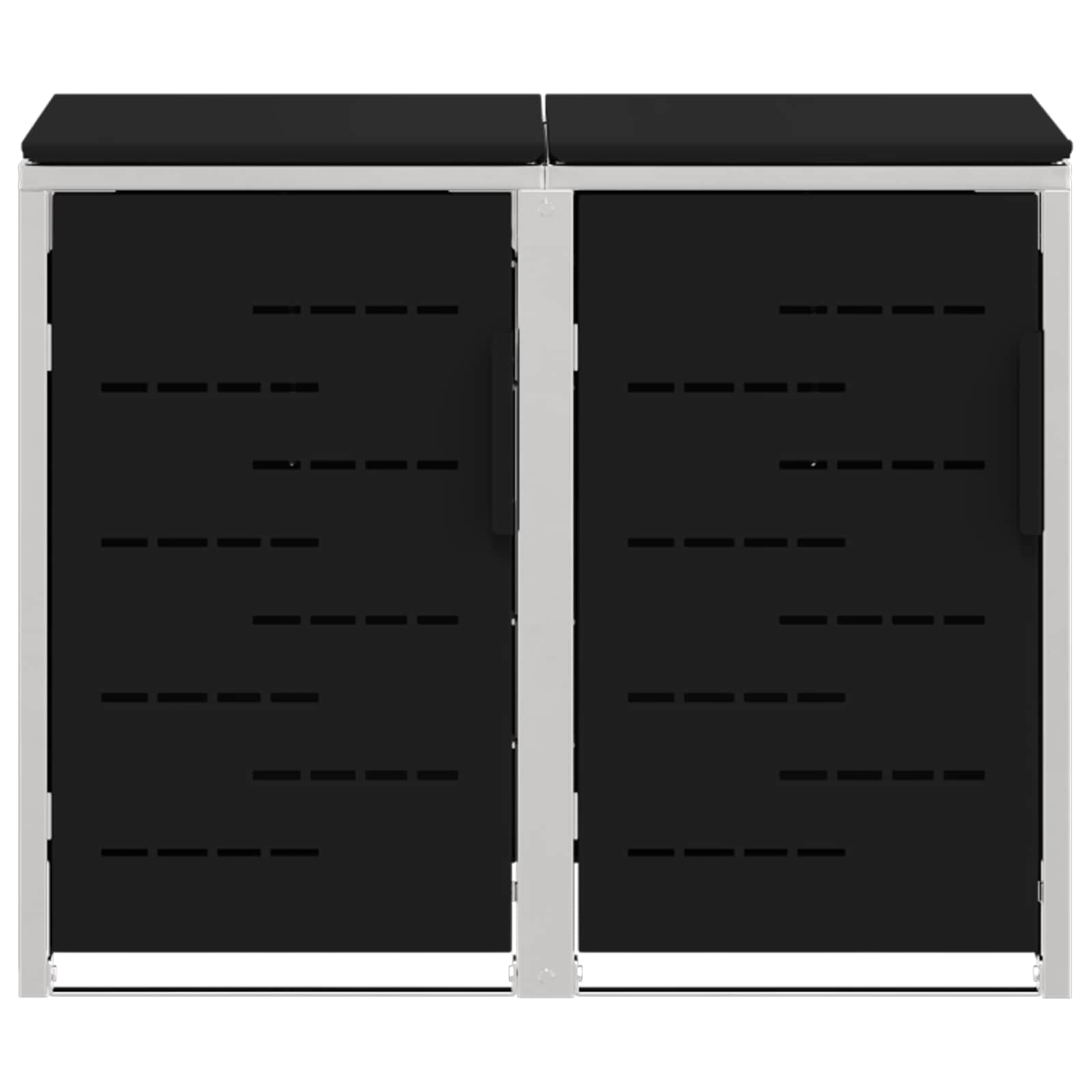 Αποθήκευση Κάδου Γυρίσματος Μαύρο 138 x 77,5 x 112,5 εκ. - Pakobazaar