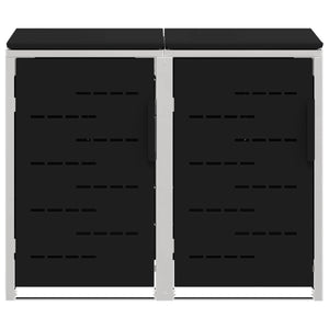 Αποθήκευση Κάδου Γυρίσματος Μαύρο 138 x 77,5 x 112,5 εκ. - Pakobazaar