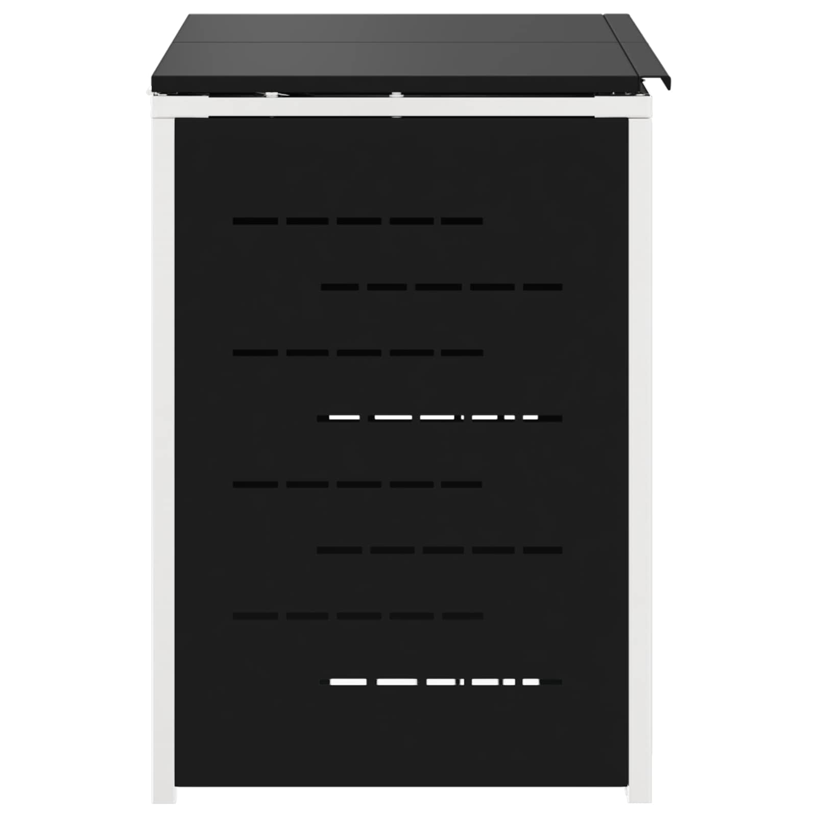 Αποθήκευση Κάδου Γυρίσματος Μαύρο 138 x 77,5 x 112,5 εκ. - Pakobazaar