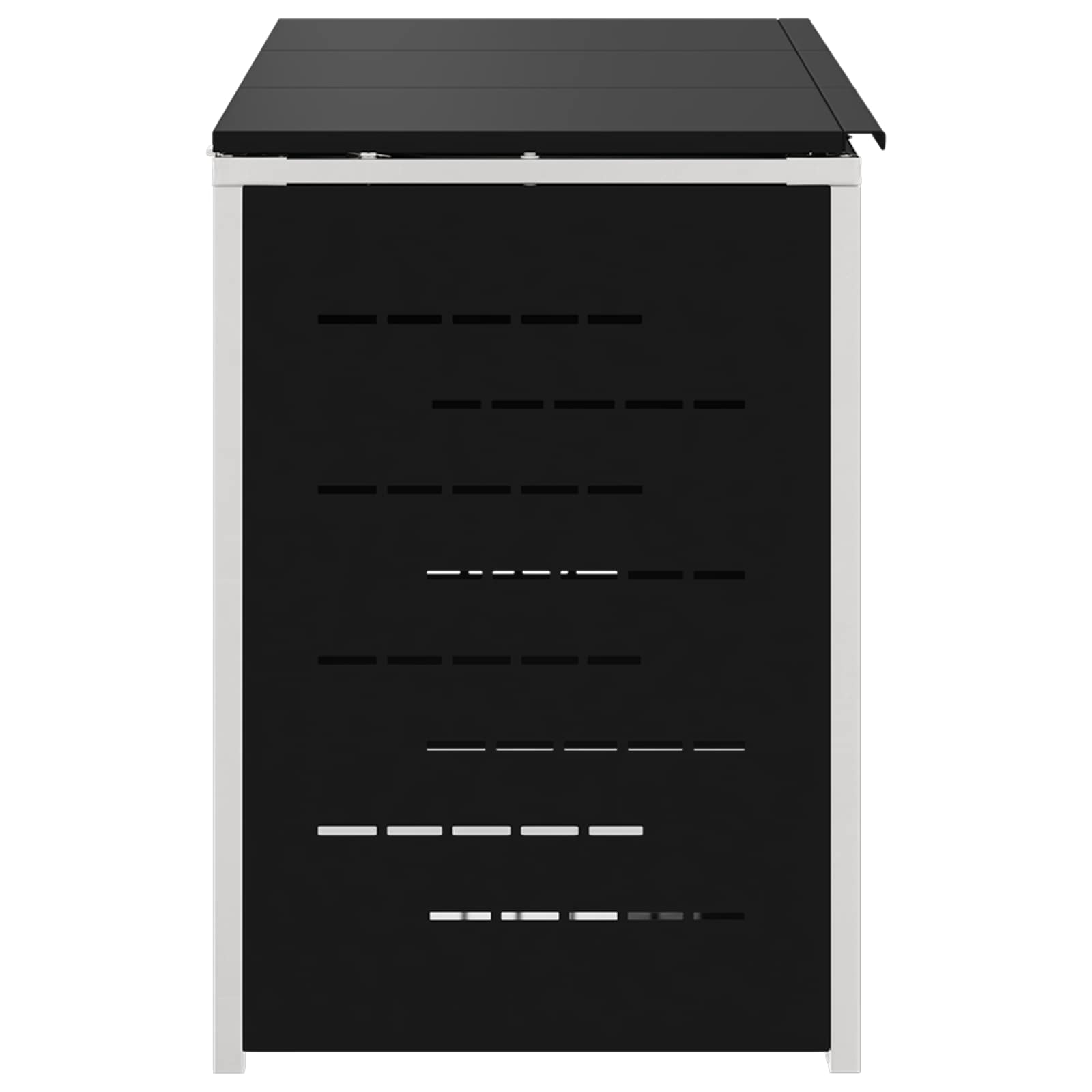 Αποθήκευση Κάδου Γυρίσματος Μαύρο 207 x 77,5 x 112,5 εκ - Pakobazaar