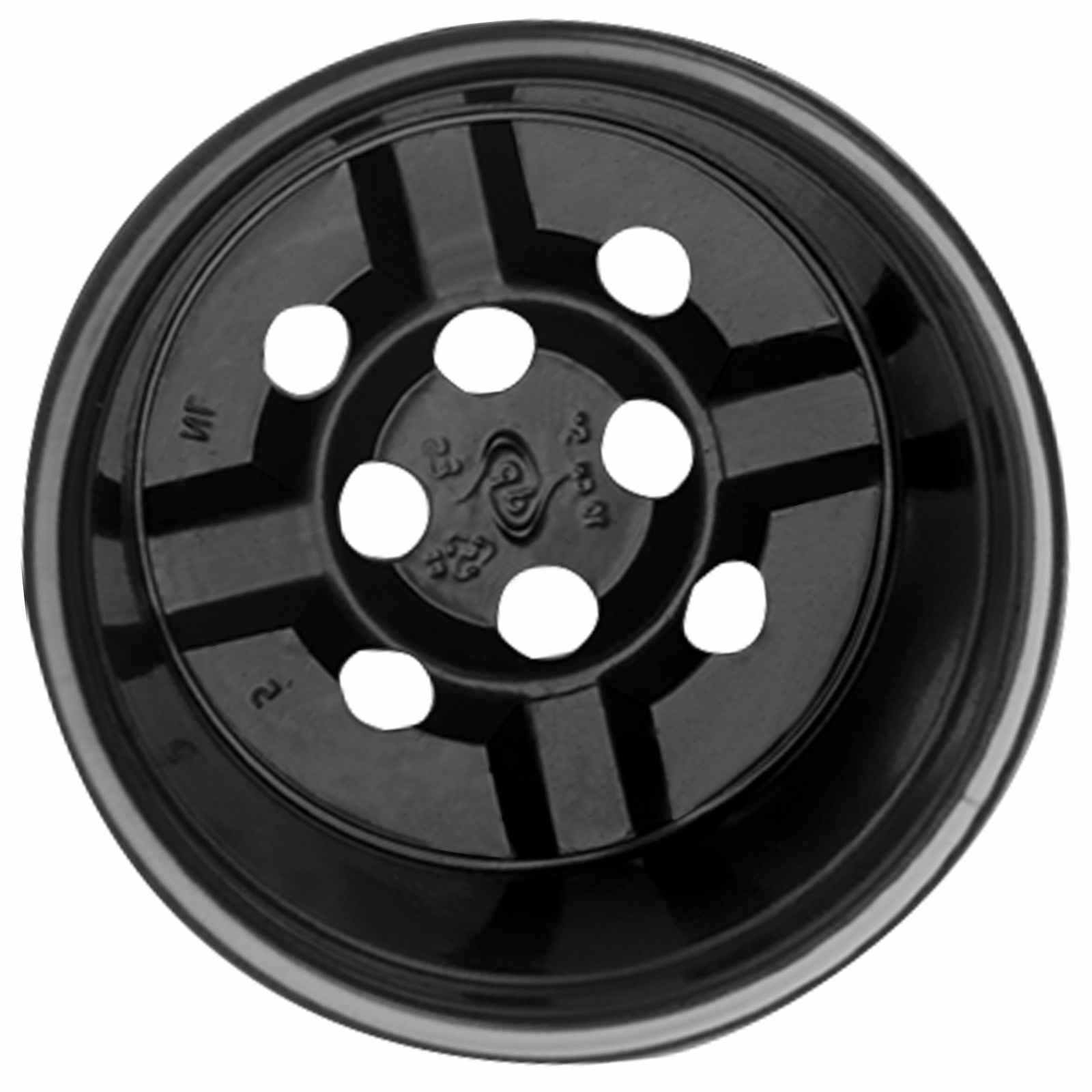 Στρογγυλή Γλάστρα Λουλουδιών 50 pcs Μαύρο Ø 15 x 12.5 εκ.