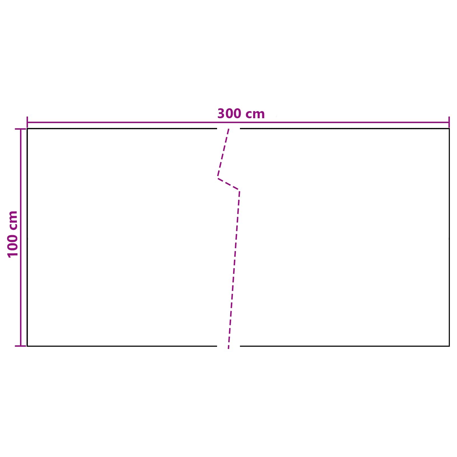 Οθόνη Μπαλκονιού Σκούρο Γκρι 300 x 100 cm συνθετικό ρατάν - Pakobazaar