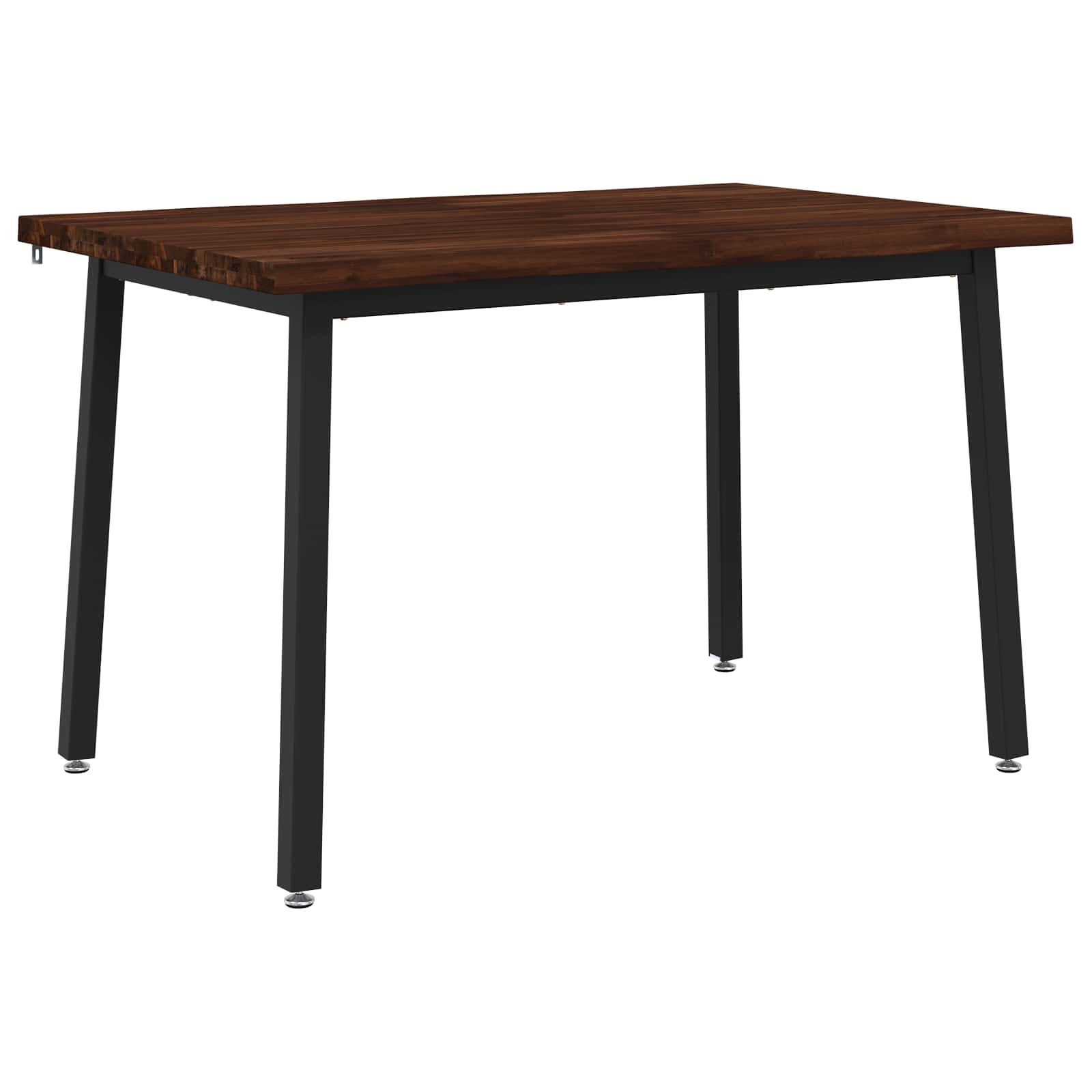 110 x 55 x 75 cm Στερεό Ξύλο Ακακίας Σκούρο Καφέ και Μαύρο - Pakobazaar