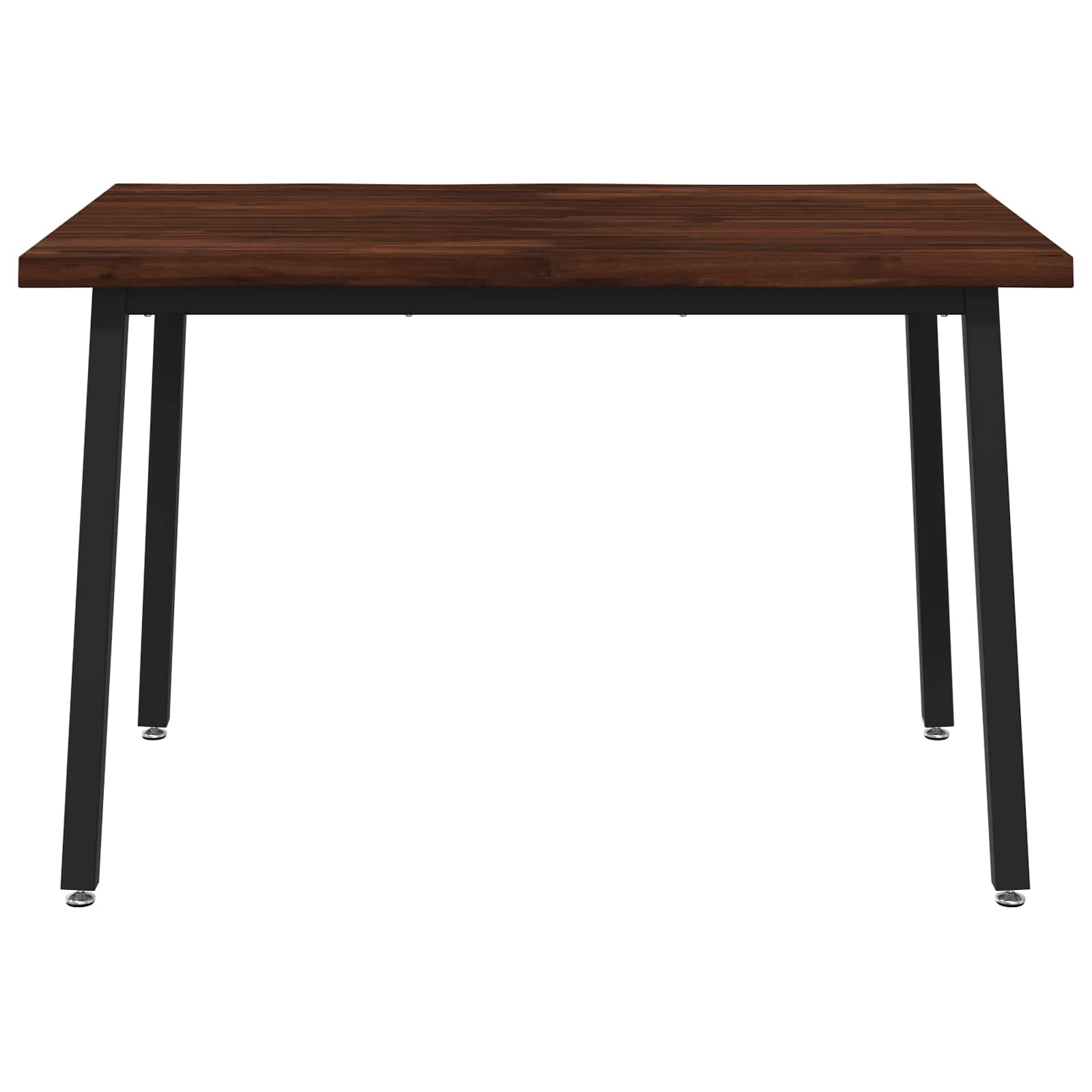 110 x 55 x 75 cm Στερεό Ξύλο Ακακίας Σκούρο Καφέ και Μαύρο - Pakobazaar