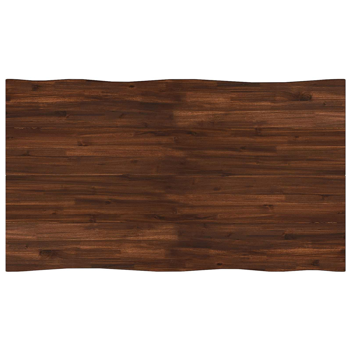140 x 80 x 75 cm Στερεό Ξύλο Ακακίας Σκούρο Καφέ και Λευκό
