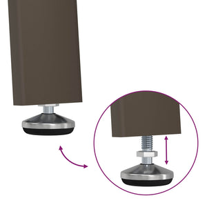 120 x 90 x 75 εκ. Στερεό Ξύλο Ακακίας Φυσικό και Καφέ - Pakobazaar