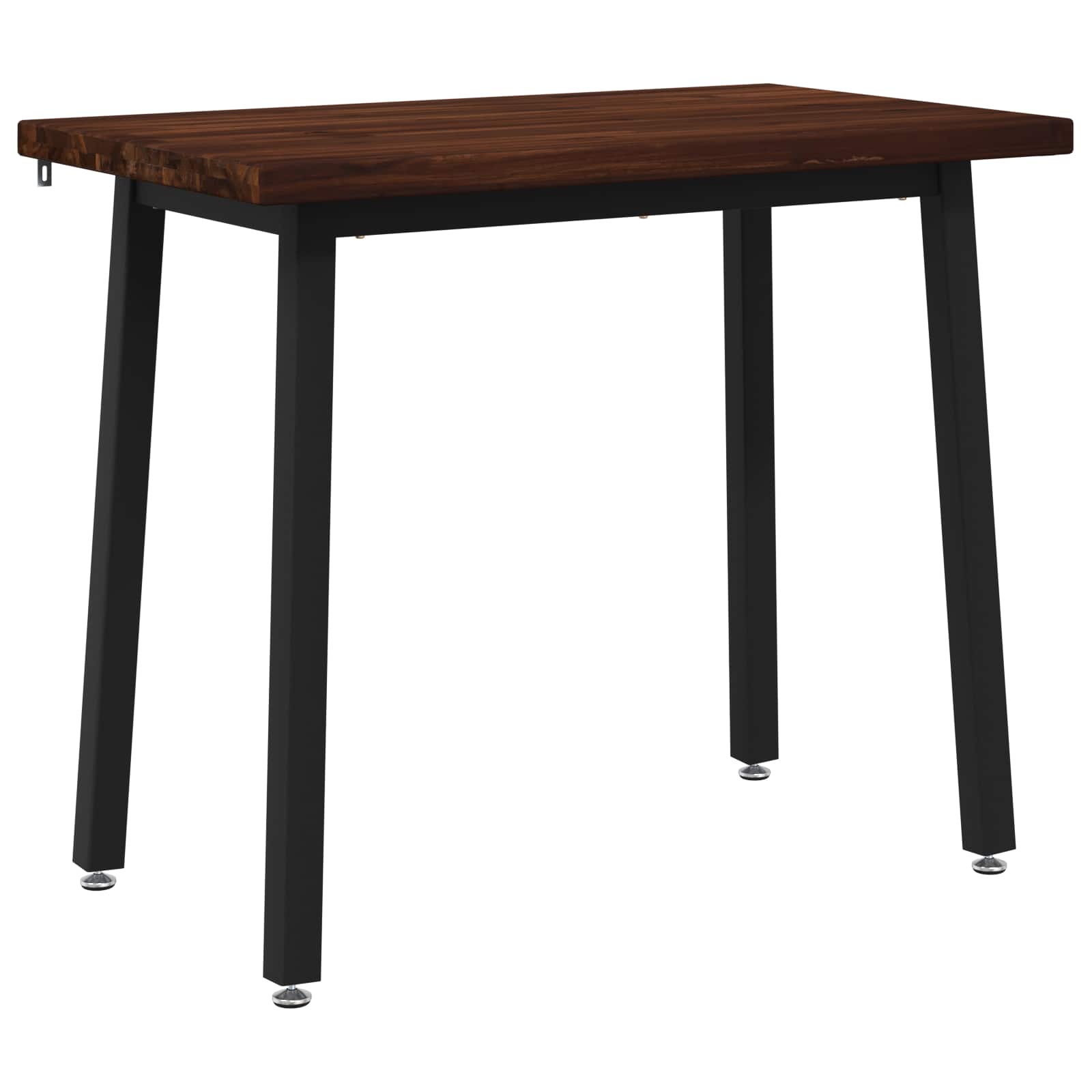 110 x 55 x 75 cm Στερεό Ξύλο Ακακίας Σκούρο Καφέ και Μαύρο - Pakobazaar