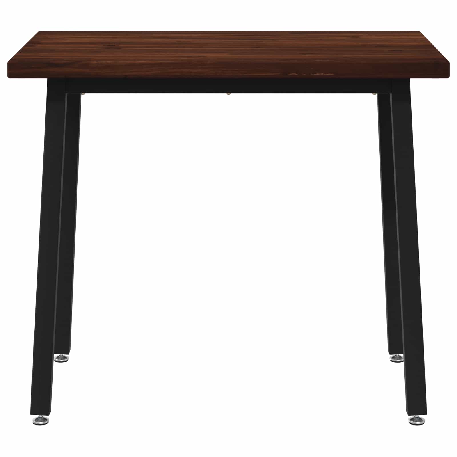 110 x 55 x 75 cm Στερεό Ξύλο Ακακίας Σκούρο Καφέ και Μαύρο - Pakobazaar