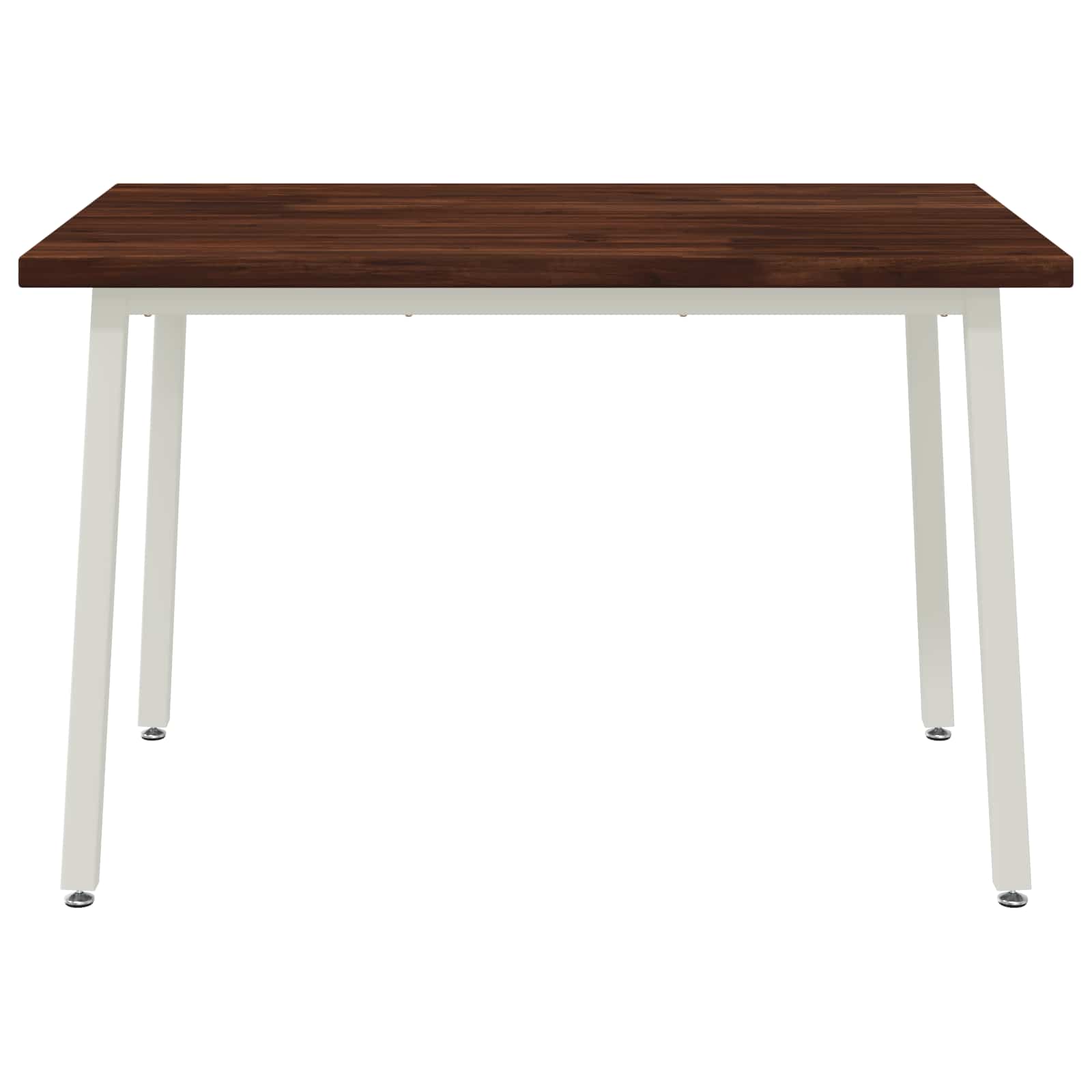 120 x 70 x 75 cm Στερεό Ξύλο Ακακίας Σκούρο Καφέ και Λευκό - Pakobazaar