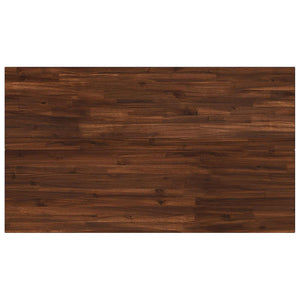 Τετράγωνο Τραπέζι Φαγητού 140 x 80 x 75 cm Στερεό Ξύλο Ακακίας - Pakobazaar