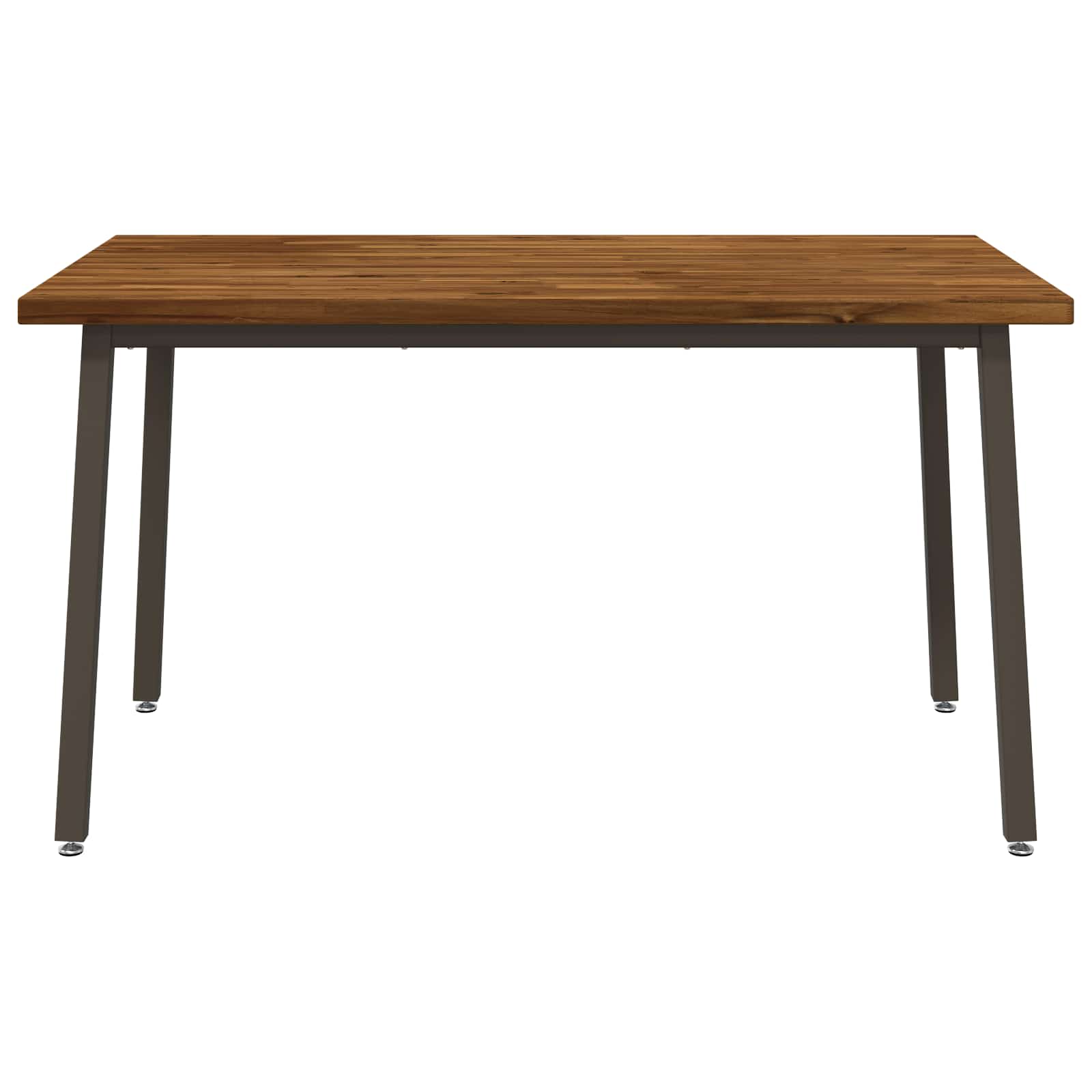 140 x 80 x 75 cm Στερεό Ξύλο Ακακίας Φυσικό και Καφέ Ορθογώνιος