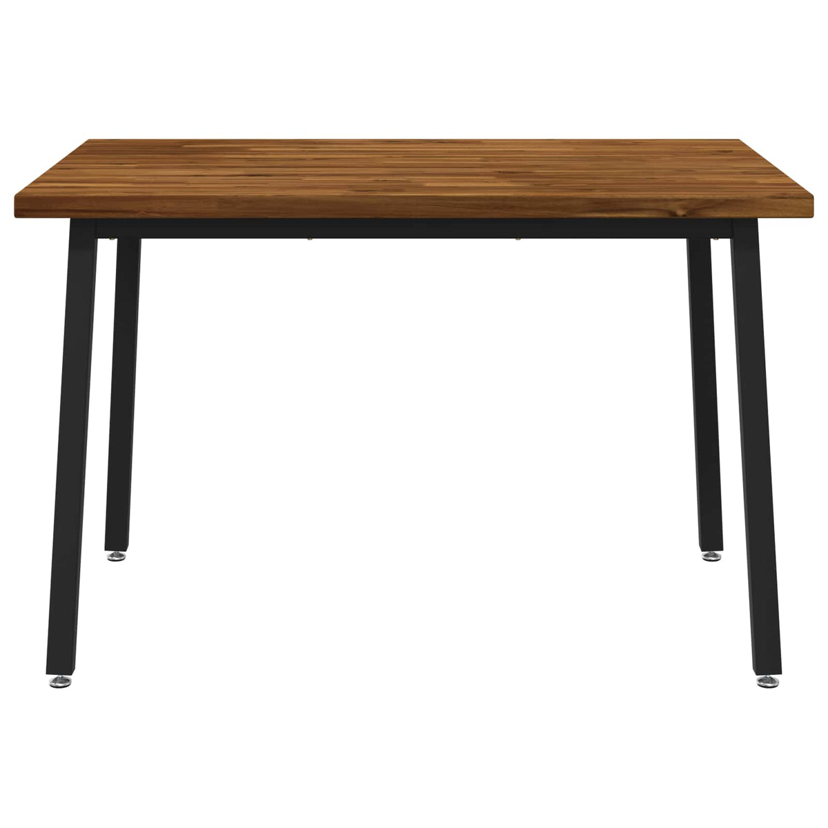 Τετράγωνο Τραπέζι Φαγητού 120 x 90 x 75 εκ. Στερεό Ξύλο Ακακίας - Pakobazaar