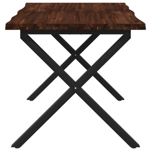 Τραπέζι Φαγητού με Ζωντανό Χείλος 120 x 70 x 75 cm - Pakobazaar