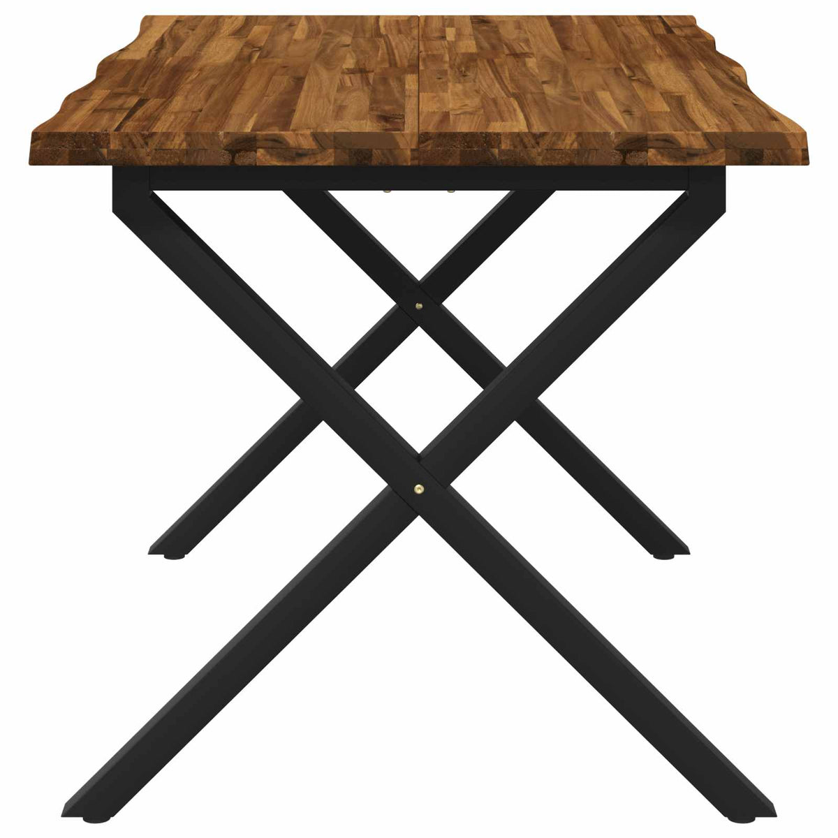 Τραπέζι Φαγητού με Ζωντανό Χείλος 120 x 70 x 75 cm - Pakobazaar