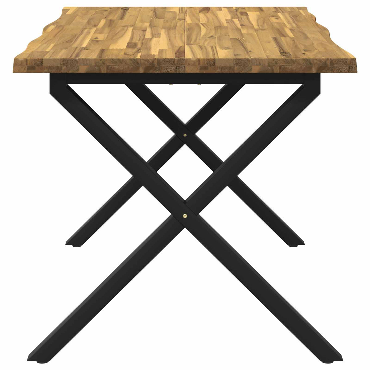 Τραπέζι Φαγητού με Ζωντανό Χείλος 120 x 70 x 75 cm