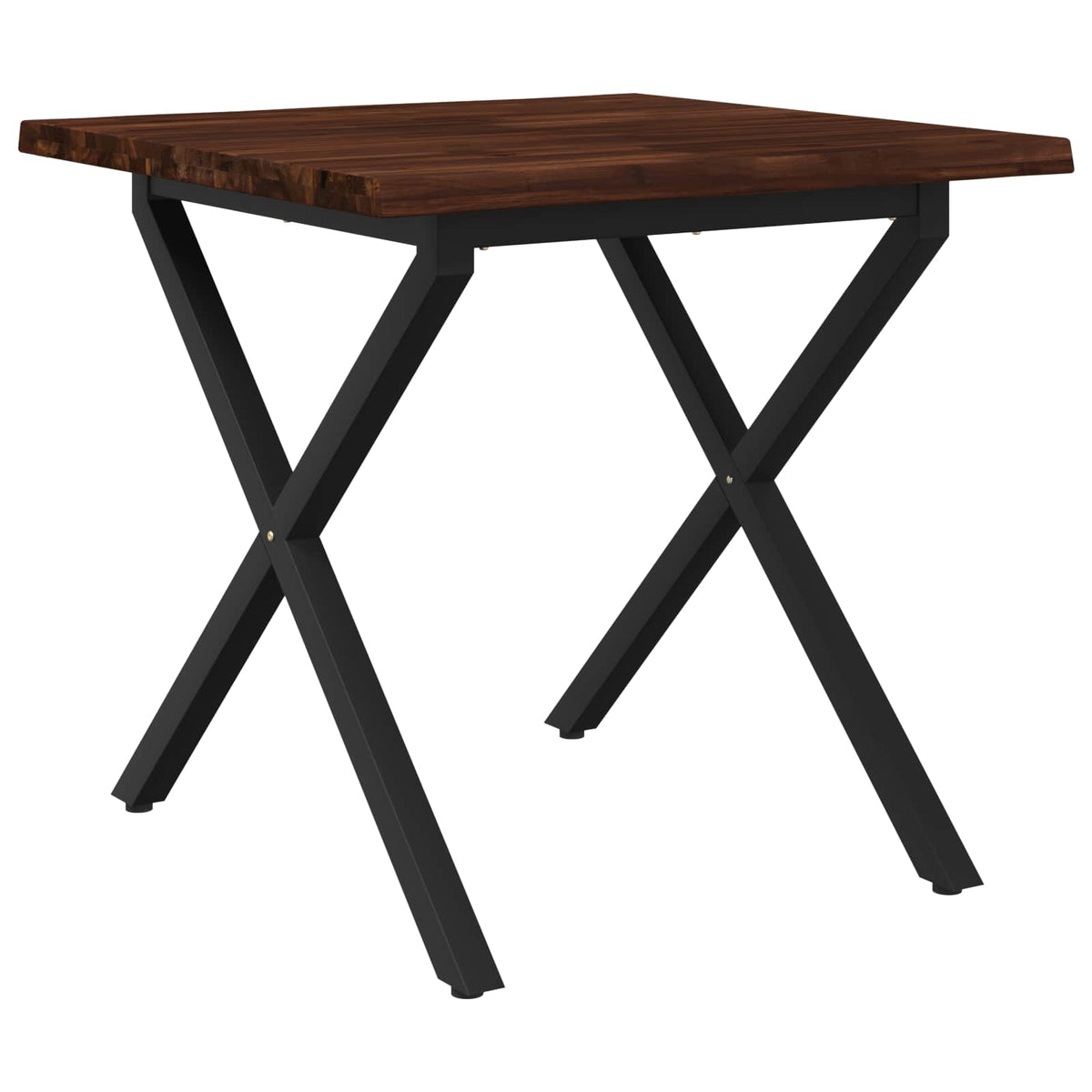 Τραπέζι Φαγητού με Ζωντανό Χείλος 80 x 80 x 75 cm