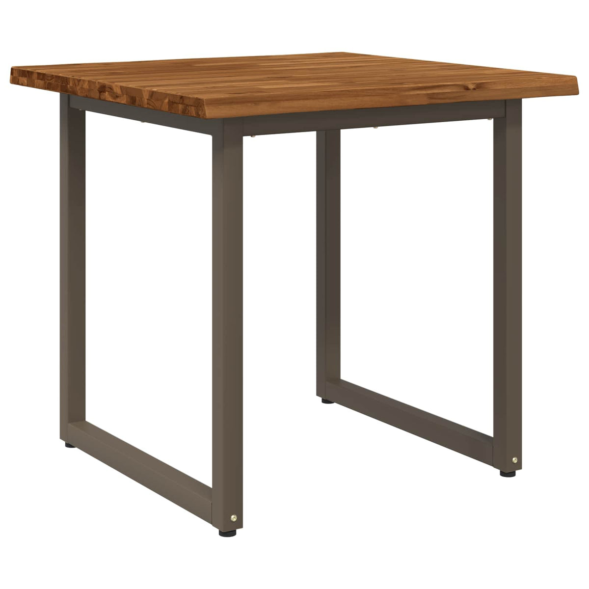 Τραπέζι Φαγητού με Ζωντανό Χείλος 80 x 80 x 75 cm