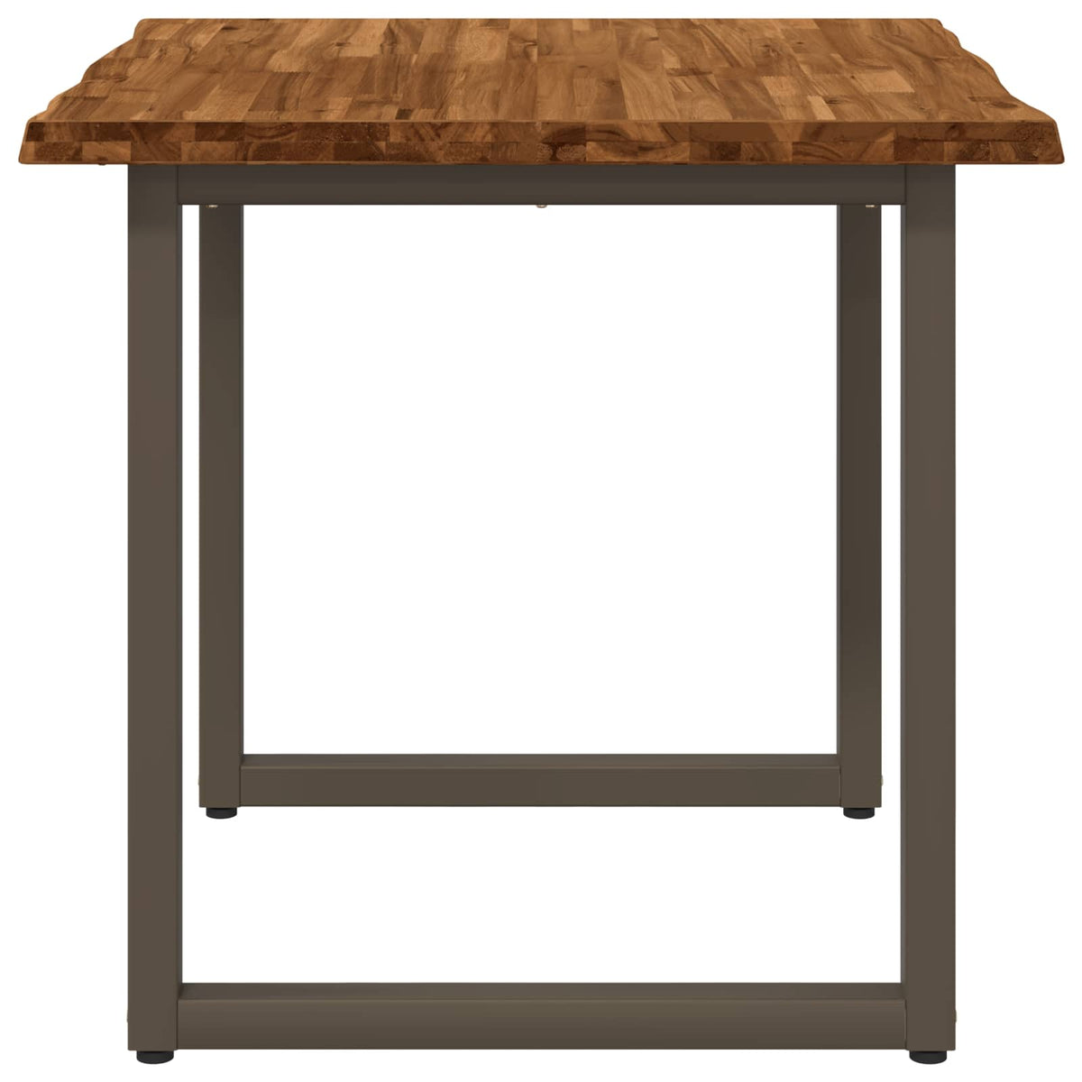 Τραπέζι Φαγητού με Ζωντανό Χείλος 80 x 80 x 75 cm