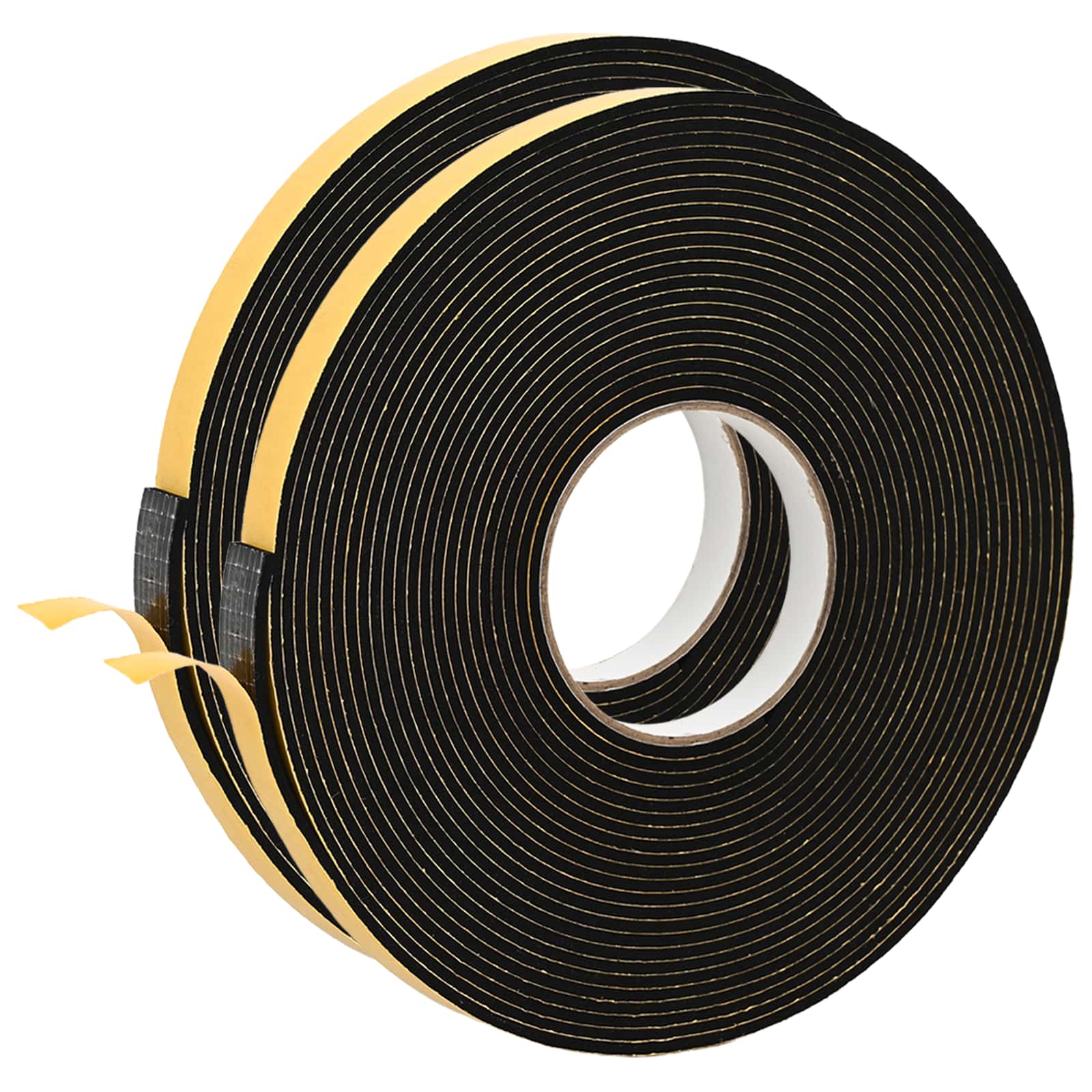 Αυτοκόλλητη ταινία αφρού 2 pcs Μαύρο 10 χιλ. x 10 μ. Χ foam CR - Pakobazaar