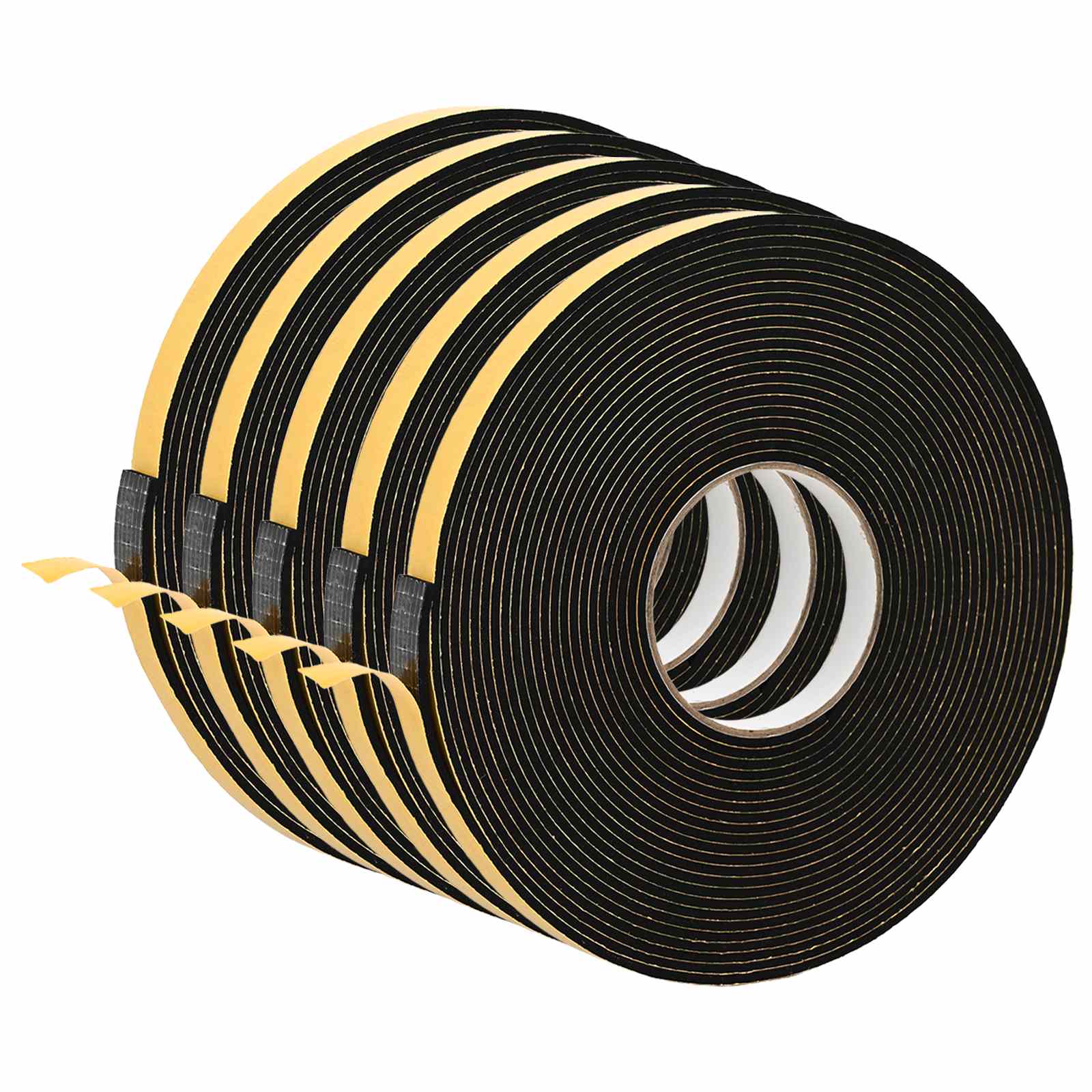 Αυτοκόλλητη ταινία αφρού 5 pcs Μαύρο 10 χιλ. x 10 μ. Χ foam CR - Pakobazaar