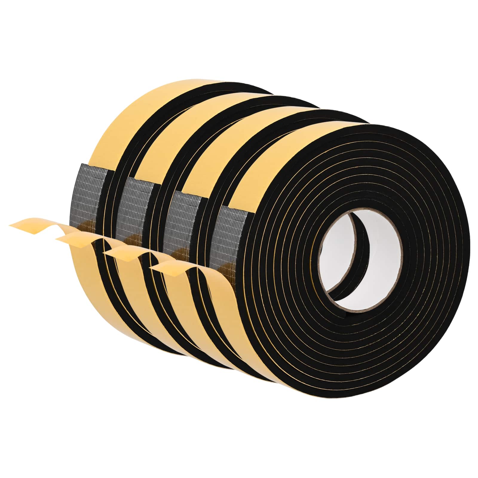Αυτοκόλλητη ταινία αφρού 4 pcs Μαύρο 40 χλστ. x 5 μ. Χ foam CR