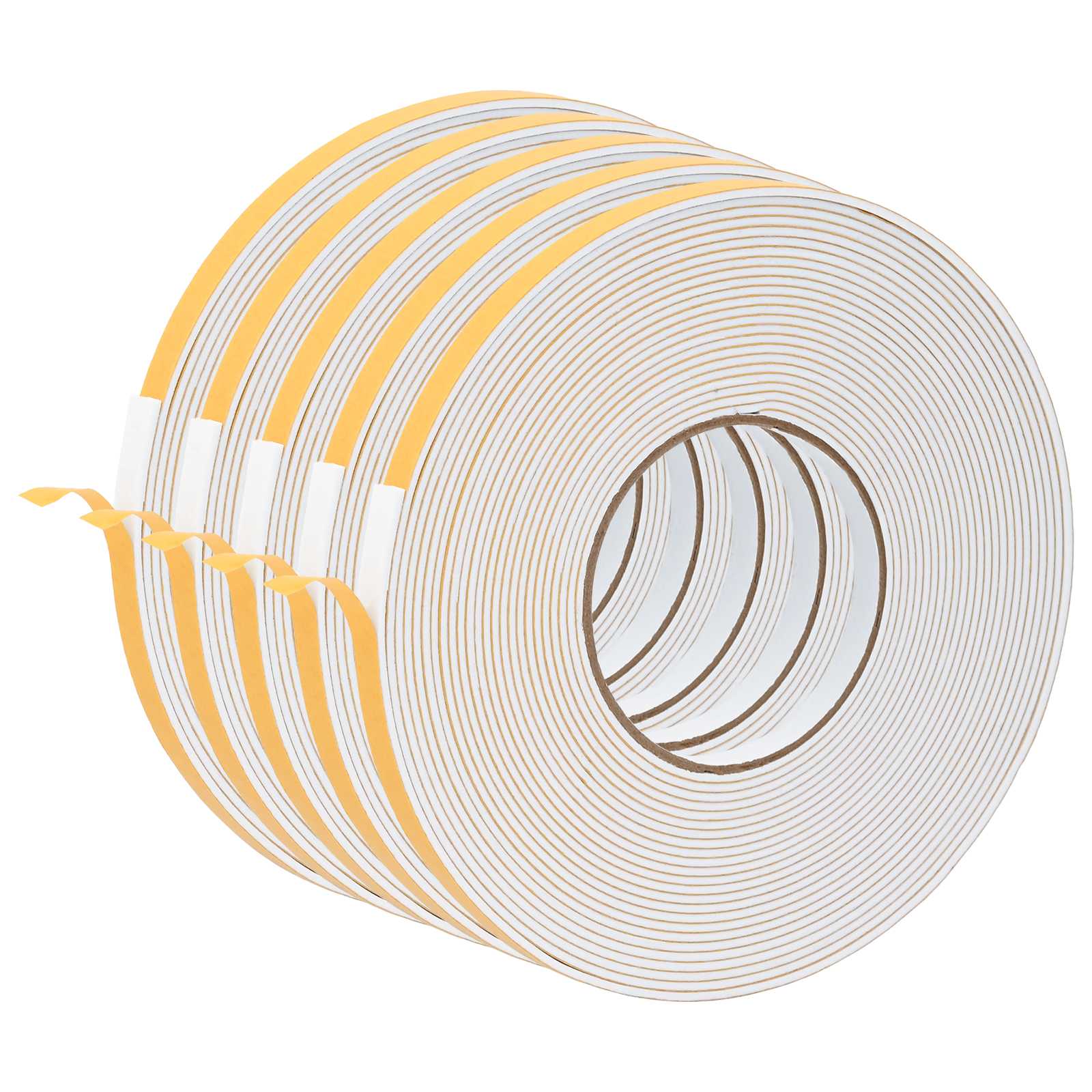 Αυτοκόλλητη ταινία αφρού 5 pcs Λευκό 10 χιλ. x 10 μ. Χ foam CR - Pakobazaar