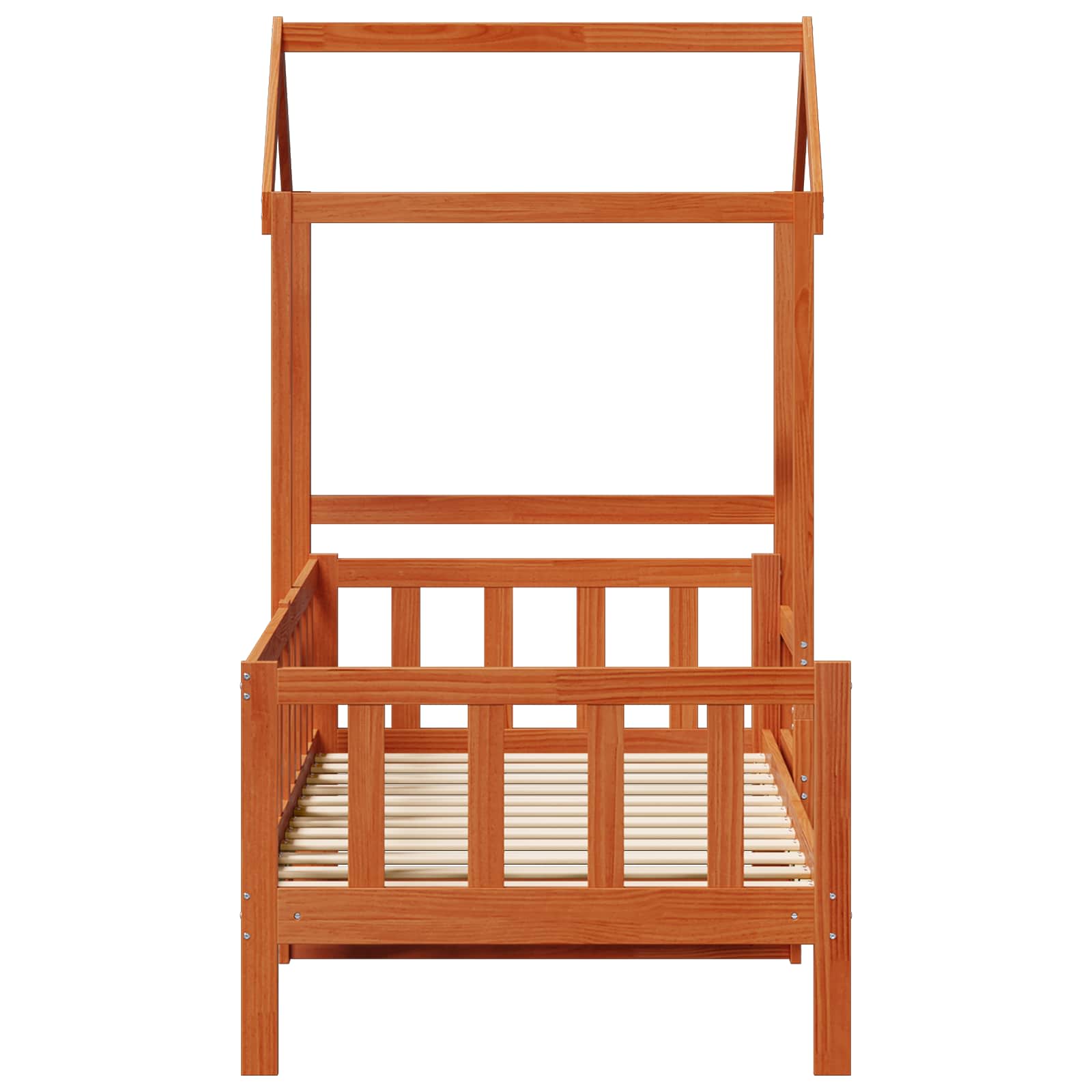 Σετ Κρεβατιού Ημέρας 2 pcs Κερωτό καφέ Στερεά ξυλεία πεύκου