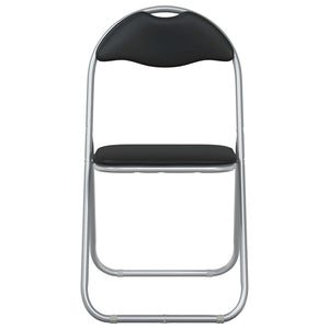 Πτυσσόμενη Καρέκλα 2 pcs Μαύρο και Γκρι 48 x 43,5 x 81 εκ. - Pakobazaar