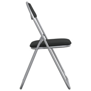 Πτυσσόμενη Καρέκλα 2 pcs Μαύρο και Γκρι 48 x 43,5 x 81 εκ. - Pakobazaar