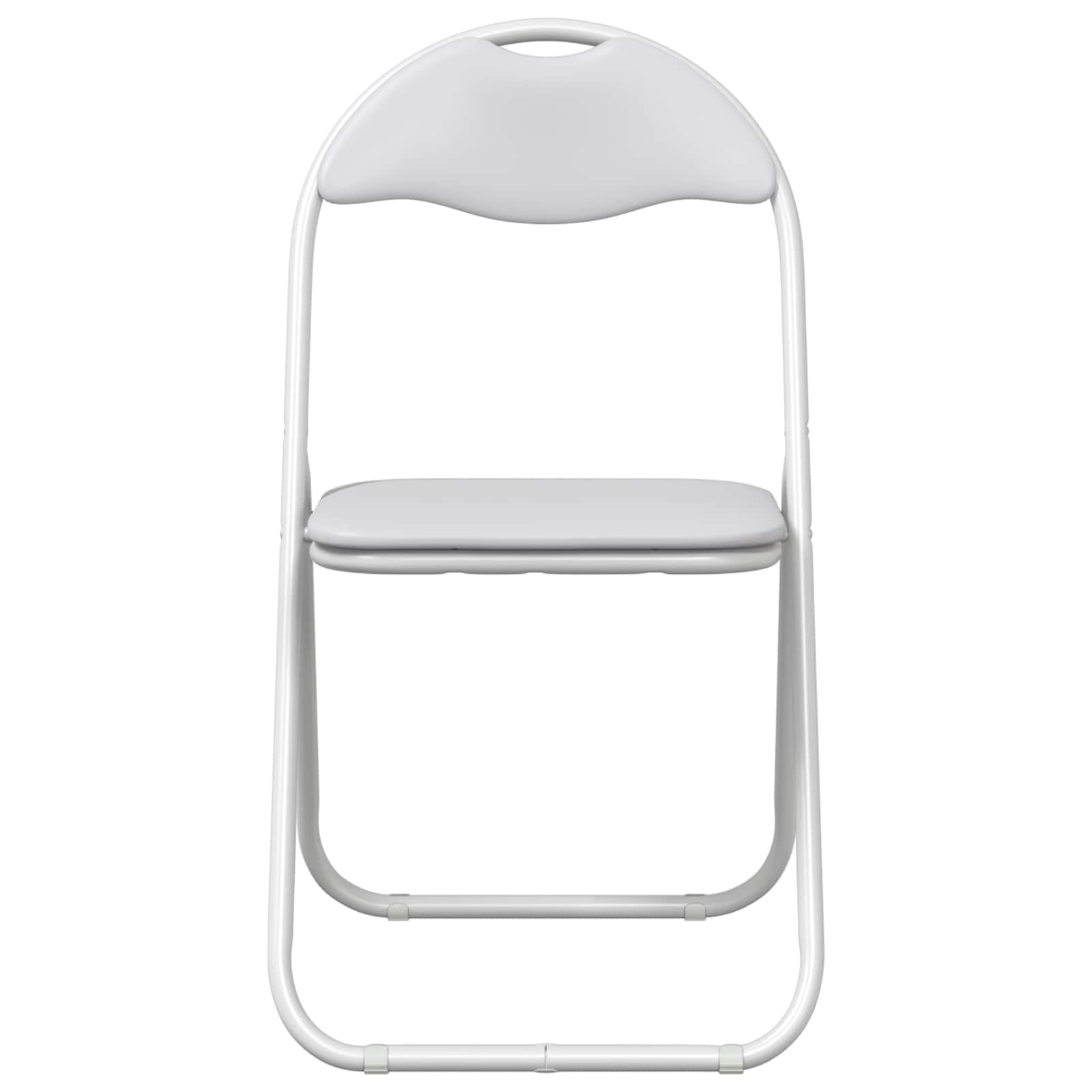 Πτυσσόμενη Καρέκλα 2 pcs Λευκό και Γκρι 48 x 43,5 x 81 εκ. - Pakobazaar